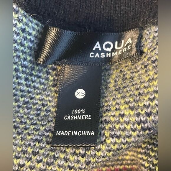 AQUA 100% CASHMERE Black Mini Skirt XS - Picture 4 of 5